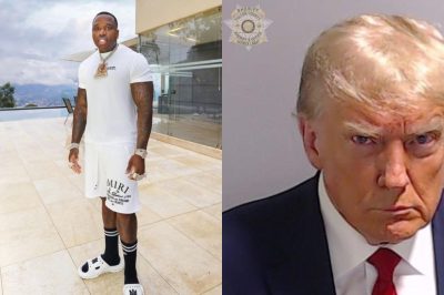 Bandman Kevo Gets Trump’s Mugshot Tattooed On His Leg