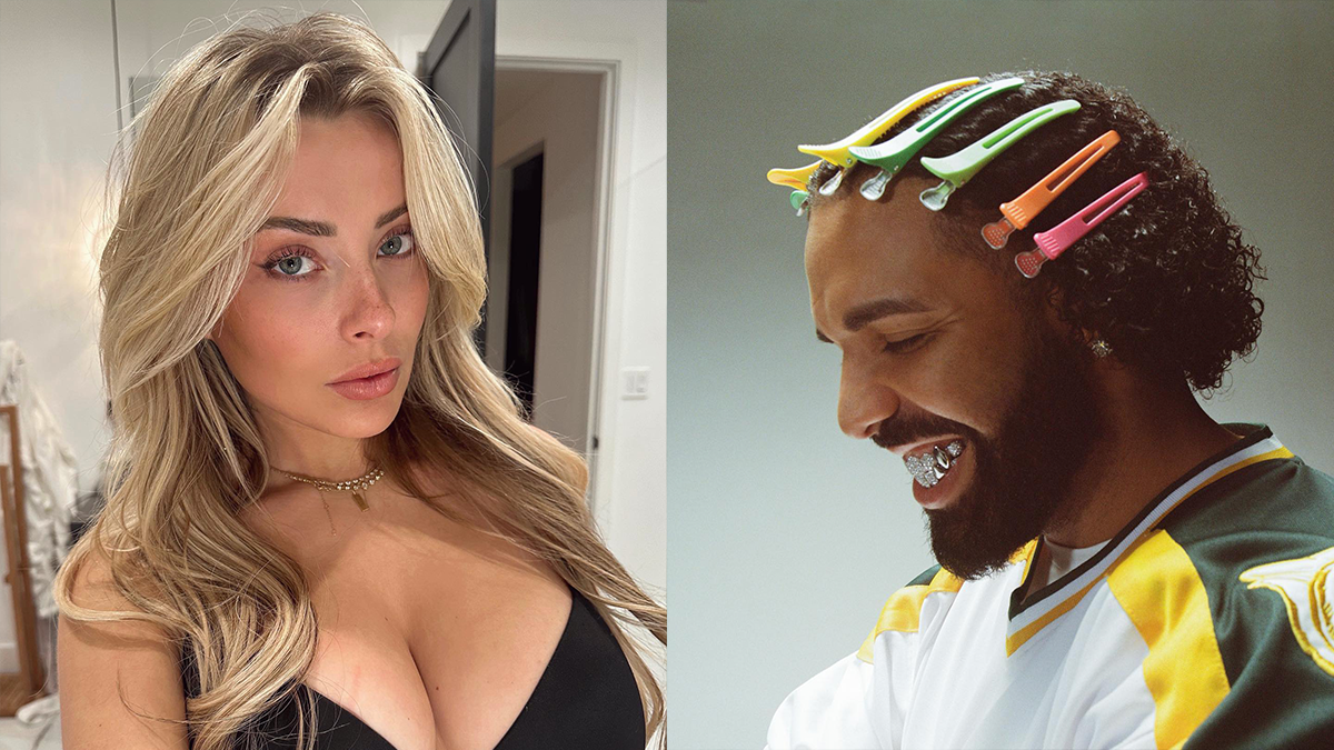 Drake And YouTuber Corinna Kopf Link Up Backstage