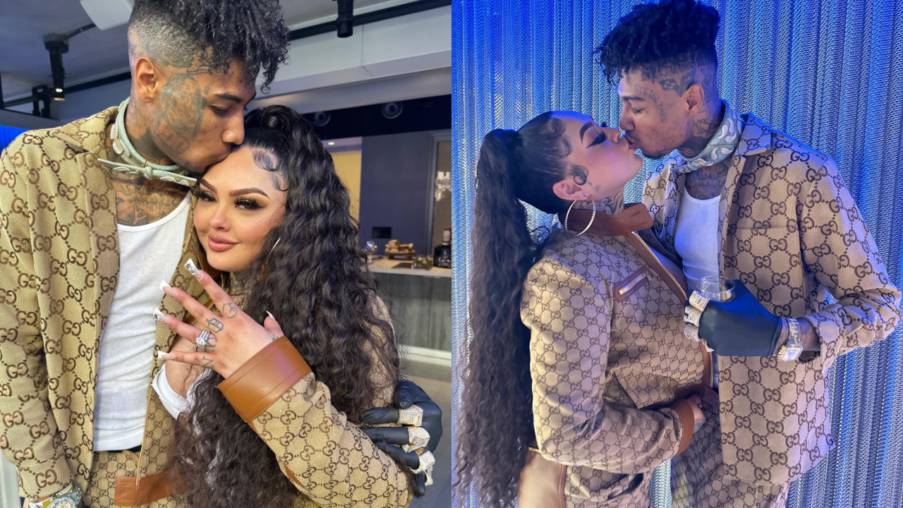 Blueface Proposes To Jaidyn Alexis